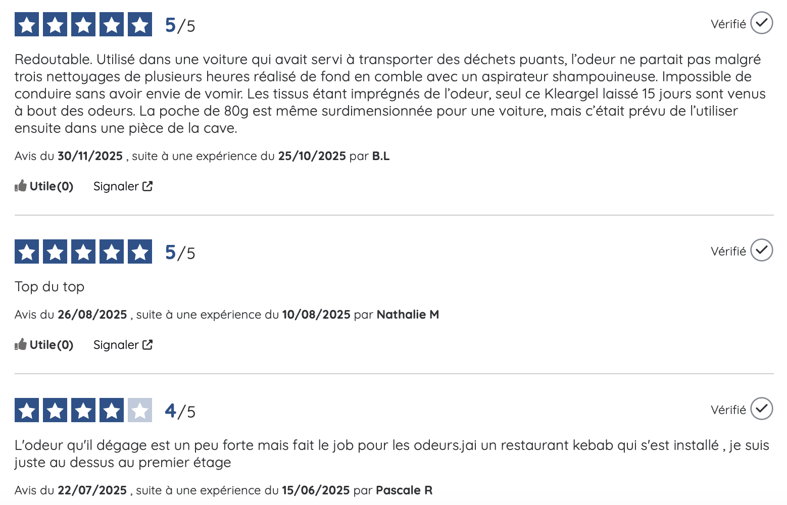 AVIS Clients KLEARGEL